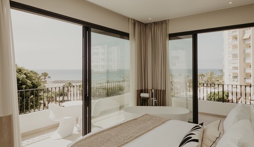Estudio Deluxe, terraza, vistas al mar