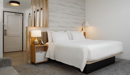 Estudio, 1 cama de matrimonio grande con sofá cama (Hearing Accessible)