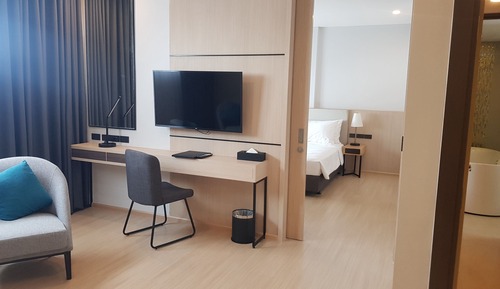 Suite, 1 cama de matrimonio grande, no fumadores (Living Room)