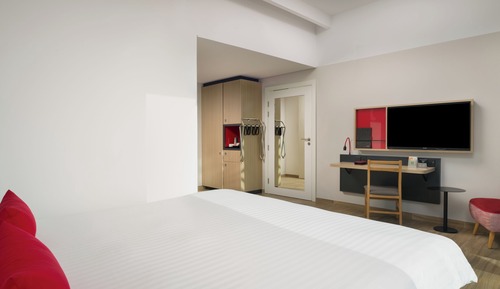 Habitación, 1 cama de matrimonio grande, accesible para personas con discapacidad