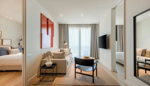 Suite, 2 habitaciones, balcón, vistas al mar