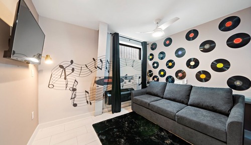 Habitación doble, 1 cama de matrimonio con sofá cama