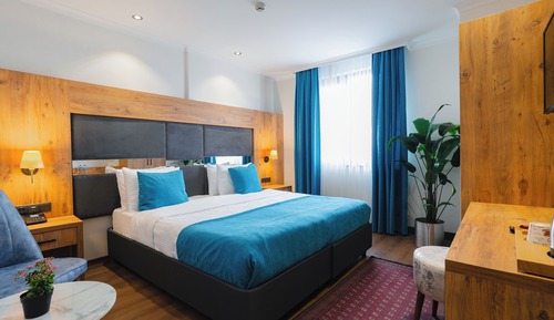 Habitación económica, vistas al jardín