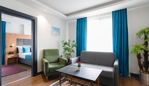 Suite familiar, 2 habitaciones, vistas a la ciudad