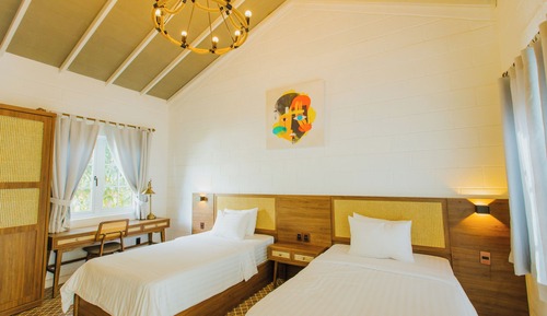 Habitación Deluxe con 2 camas individuales (Deluxe Twin Room with Garden View)