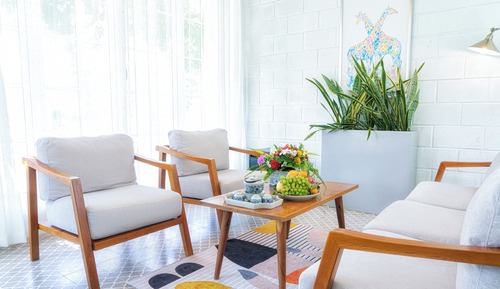 Villa familiar, 2 habitaciones, vistas al jardín