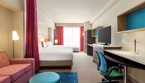 Suite estudio, 2 camas de matrimonio