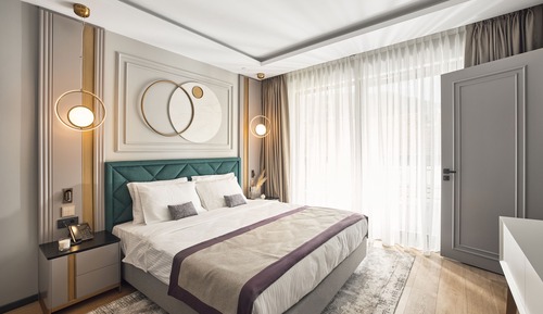 Suite Deluxe, vistas parciales al mar