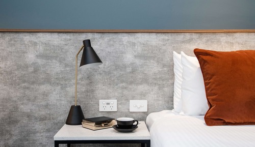Habitación City doble, 1 cama de matrimonio, accesible para personas con discapacidad