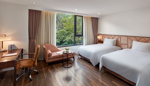 Habitación Deluxe con 2 camas individuales, vistas a la ciudad