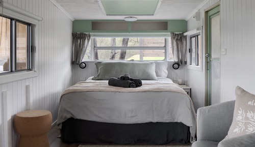 Cabaña Confort, 1 cama de matrimonio, vistas a la montaña