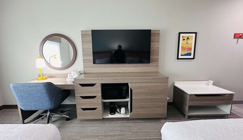 Habitación, 2 camas de matrimonio, accesible para personas con discapacidad (Hearing)