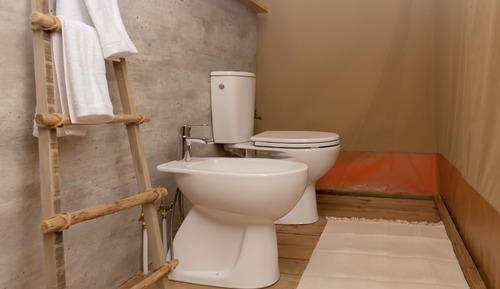 Tienda, baño privado (Tenda Lusso BagnoStardust)