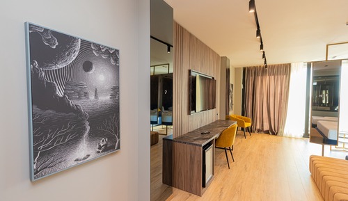 Habitación familiar, vistas al mar