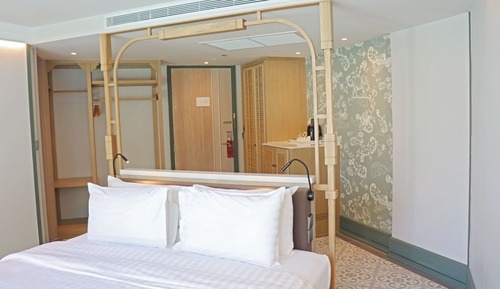 Suite estudio junior, 1 cama de matrimonio grande, acceso a la piscina (Quarter)