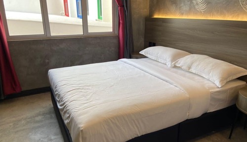Habitación Deluxe doble, 1 cama de matrimonio, vistas a la ciudad