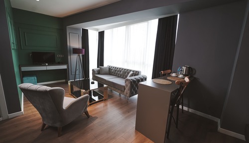 Suite estudio familiar, 2 habitaciones, vistas a la ciudad