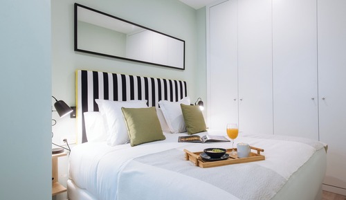 Apartamento superior, 1 cama doble con sofá cama