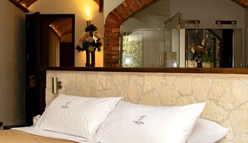 Suite estudio de diseño, 1 cama de matrimonio grande, balcón, vistas al complejo turístico