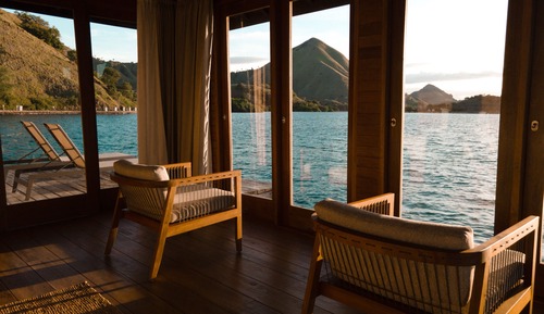 Habitación Deluxe, 1 cama de matrimonio grande, vistas al mar, sobre el agua (Deluxe King Sea Suite)