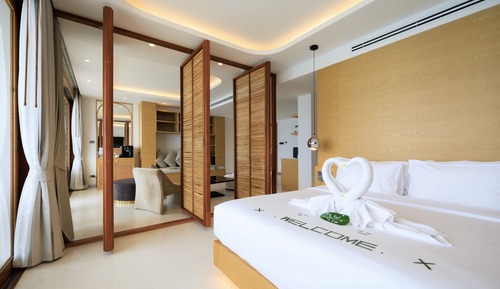 Ático Elite, 1 habitación, bañera, vistas al mar