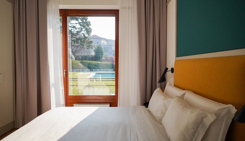 Habitación doble, en la zona del jardín