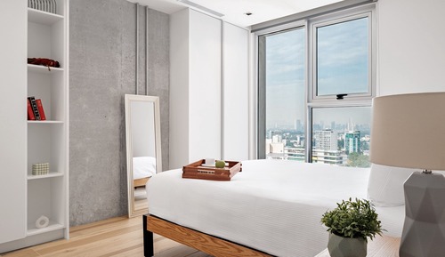 Apartamento superior, 1 cama de matrimonio, acceso a la piscina, vistas a la ciudad