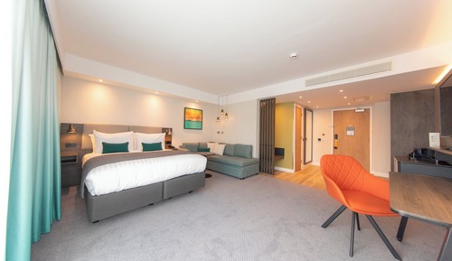 Habitación Premium, 1 cama de matrimonio grande con sofá cama