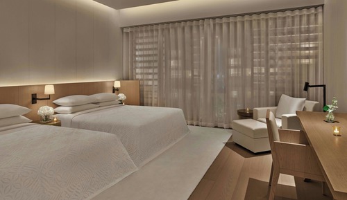 Habitación Premier, 2 camas dobles, vistas al jardín