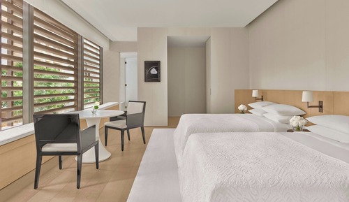 Habitación Deluxe, 2 camas dobles, vistas a la ciudad