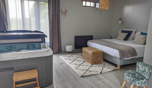 Habitación Deluxe doble, bañera de hidromasaje