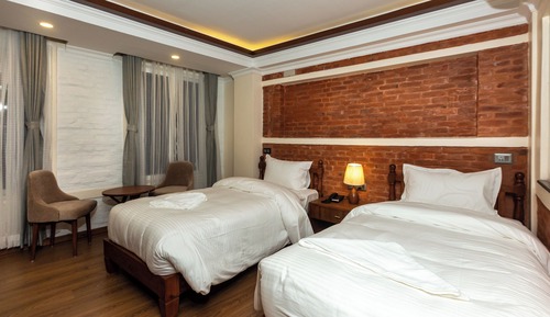 Habitación estándar con 2 camas individuales, 2 camas individuales, no fumadores, vistas a la ciudad