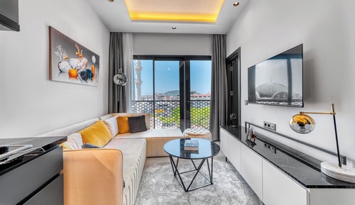 Apartamento Deluxe, 1 cama doble, no fumadores, vistas a la ciudad