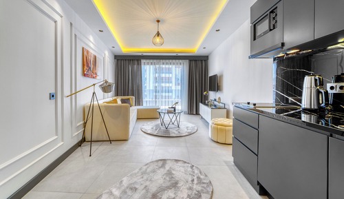 Apartamento Elite, 1 cama doble, no fumadores, vistas a la ciudad
