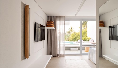 Habitación superior con 1 cama doble o 2 individuales