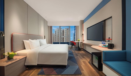 Habitación estándar, 1 cama de matrimonio grande (High Floor)