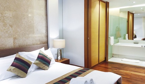 Apartamento, 2 habitaciones, fumadores, piscina privada