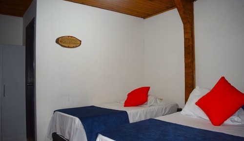 Habitación familiar, varias camas