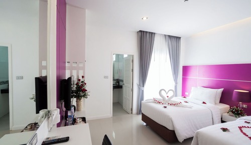 Habitación superior con 1 cama doble o 2 individuales