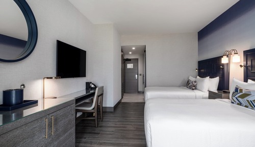 Habitación estándar, 2 camas de matrimonio, vistas a la bahía
