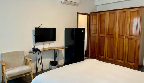 Estudio estándar, 1 cama de matrimonio grande, no fumadores, balcón