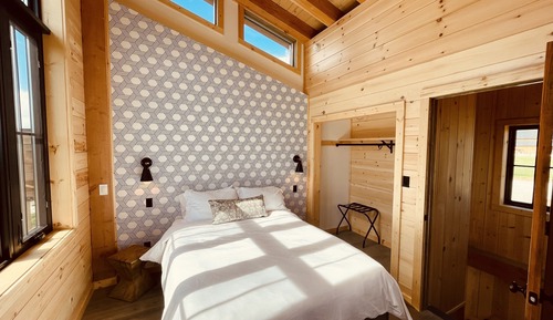 Cabaña de lujo, 2 camas de matrimonio, vistas al valle