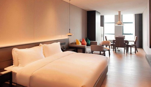 Habitación ejecutiva, 1 cama de matrimonio grande, fumadores (Mahjong)