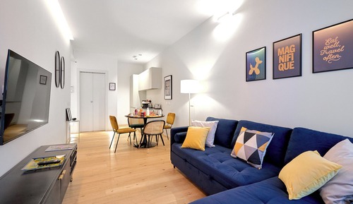 Apartamento Deluxe, 1 cama doble con sofá cama, cocina