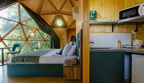 Habitación estándar doble, 1 cama de matrimonio grande, vistas al mar