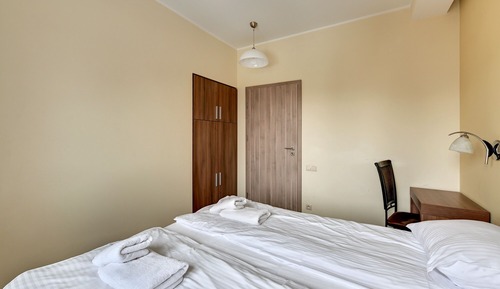Apartamento familiar, 2 habitaciones, vistas al mar, junto a la playa (Nautilus 6 os)