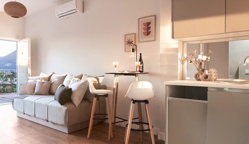 Apartamento, 1 habitación, vistas al jardín