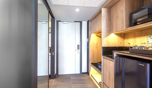 Habitación superior, 2 camas individuales, no fumadores, microondas