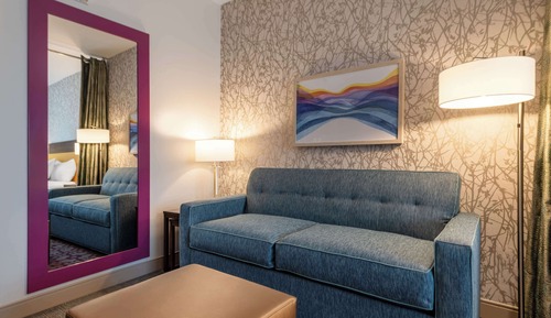 Suite estudio, 1 cama de matrimonio grande, accesible para personas con discapacidad (Hearing)