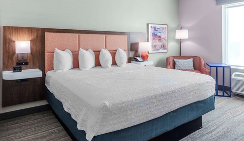 Habitación, 1 cama de matrimonio grande, accesible para personas con discapacidad, bañera